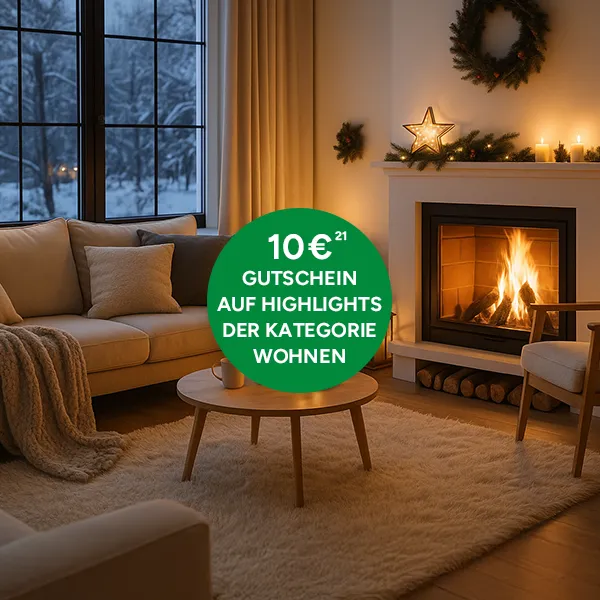 10 € Gutschein auf Highlights der Kategorie Wohnen mit Hoch 21, die auf rechtliche Hinweise unten verweist.