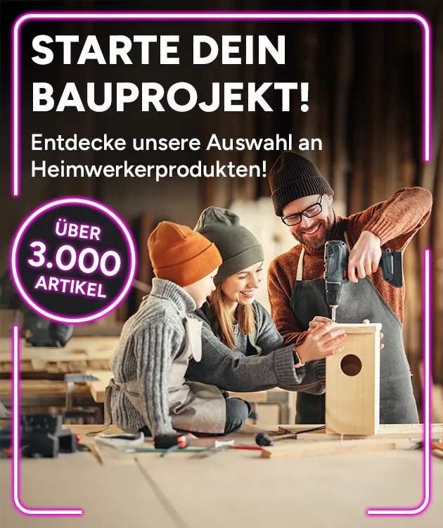 Starte dein Bauprojekt! Entdecke unsere Auswahl an Heimwerkerprodukten. Jetzt über 3000 Artikel bei Marktkauf Online.