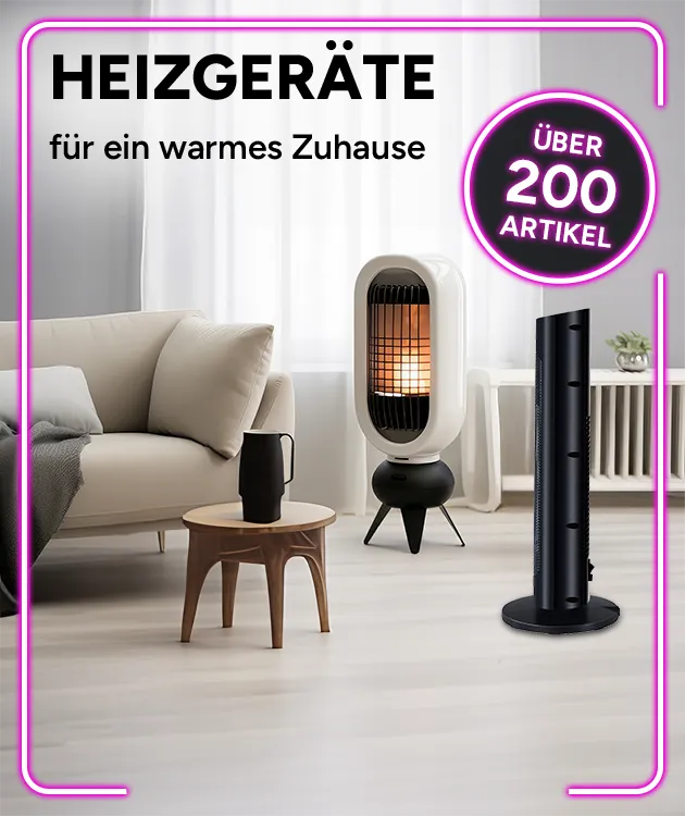 Heizgeräte für ein warmes Zuhause. Über 200 Artikel bei Marktkauf Online.