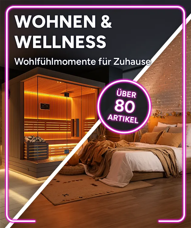 Wohnen & Wellness. Wohlfühlmomente für Zuhause. Über 80 Artikel bei Marktkauf Online.