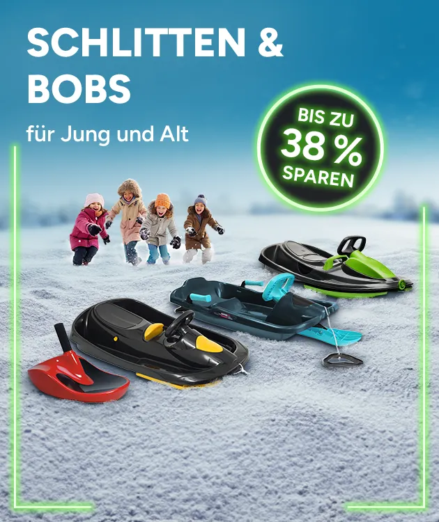 Bis zu 38 Prozent sparen auf Schlitten & Bobs für Jung und Alt bei Marktkauf Online