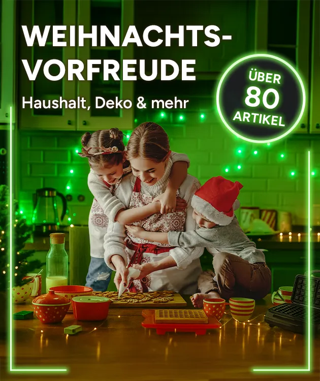 Weihnachtsvorfreude - Haushalt, Deko & mehr. Über 80 Artikel bei Marktkauf Online.