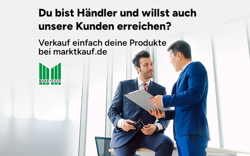 Du bist H&auml;ndler und willst auch unsere Kunden erreichen? Verkauf einfach deine Produkte bei marktkauf.de".
