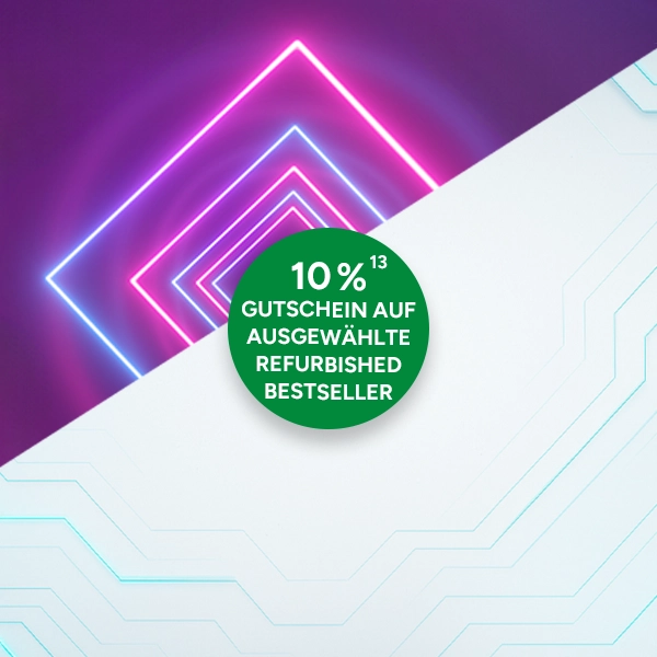 10 % Gutschein auf ausgewählte Refurbished Bestseller. Mit Hoch 13, die auf rechtlichen Hinweis verweist.