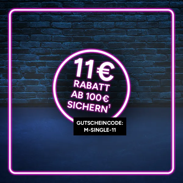 11 € Rabatt ab 100€ sichern bei Marktkauf Online, hochzahl 1 die auf rechtliche Hinweise verweist