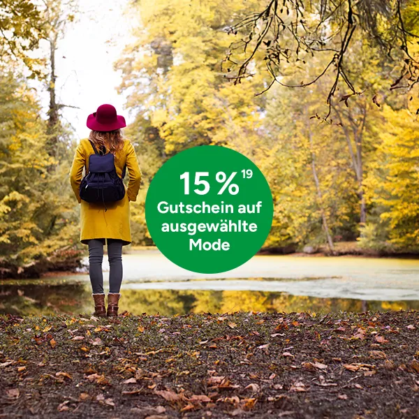 15% Gutschein auf ausgewählte Mode bei Marktkauf Online mit Hochzahl 19 die auf rechtliche Hinweise verweist.