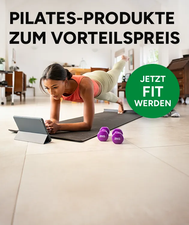 Pilates-Produkte zum Vorteilspreis. Jetzt Fit werden
