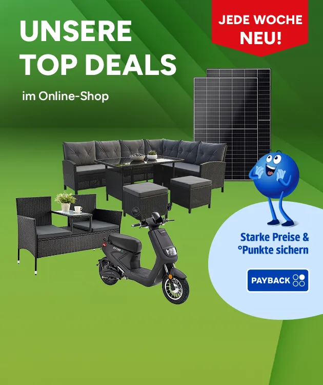 Unsere Top Deals im Online Shop bei Marktkauf Online mit verweis auf Payback