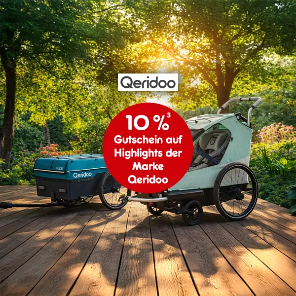 10% Gutschein auf Highlights der Marke Qeridoo bei Netto Online mit Hinweis auf Rechtliches.