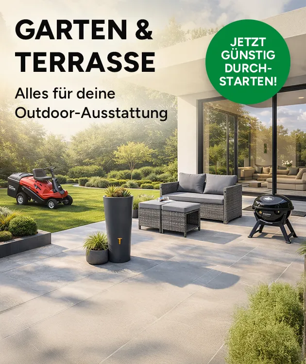 Garten & Terrasse - Alles f&uuml;r deine Outdoor-Ausstattung. Jetzt g&uuml;nstig durchstarten bei Marktkauf Online