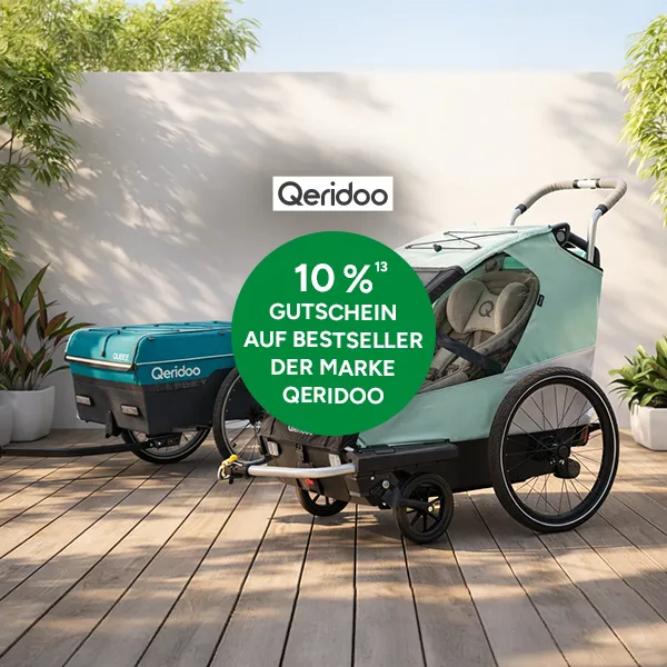 10% Gutschein auf Bestseller der Marke Qeridoo beim Marktkauf Onlineshop mit Hochzahl 13 die auf rechtliche Hinweise verweist.