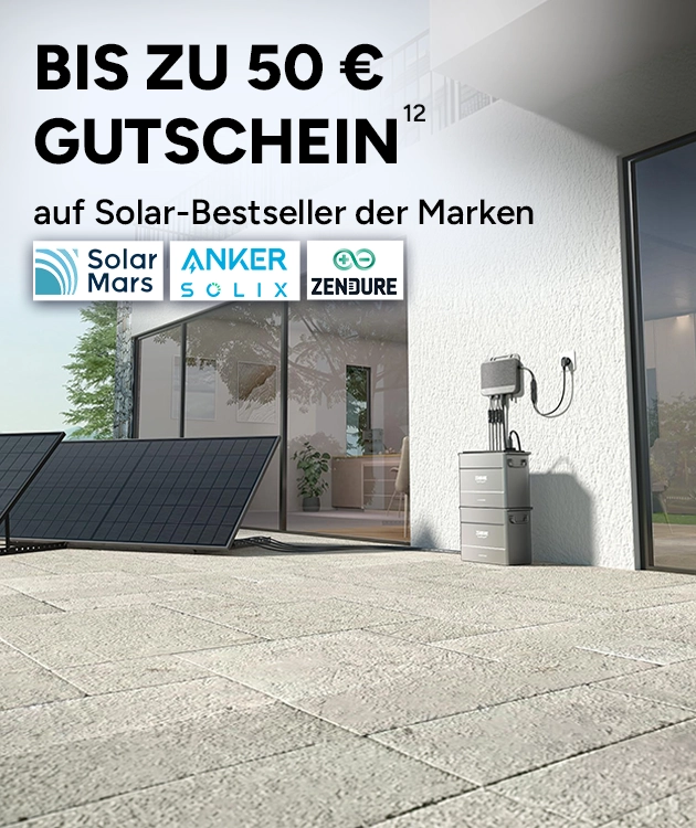 50 &euro; Gutschein auf die Kategorie Solar Bestseller mit Hochzahl 12, die auf rechtliche Hinweise verweist - Jetzt clever sparen bei Marktkauf Online.