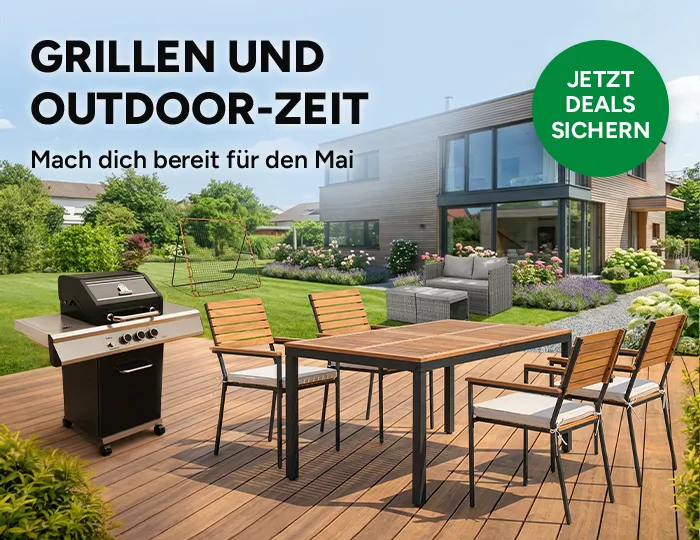 Grillen und Outdoor-Zeit - Mach dich bereit f&uuml;r den Mai - Jetzt Deals sichern bei Marktkauf Online