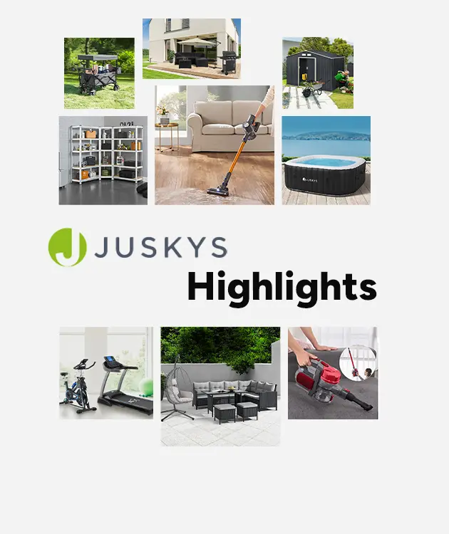 Juskys Highlights f&uuml;r Zuhause und Garten - Jetzt Deals sichern bei Marktkauf Online.