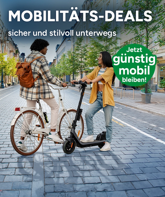 Mobilit&auml;ts-Deals &ndash; sicher und stilvoll unterwegs. Jetzt g&uuml;nstig mobil bleiben mit Marktkauf Online.