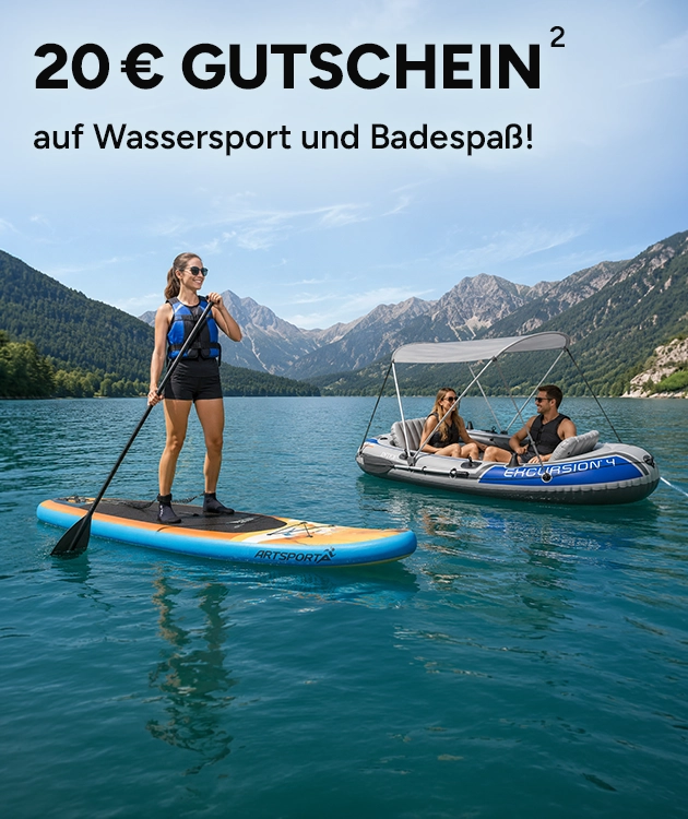 20 &euro; Gutschein auf das Wassersport. Gutschein mit Hochzahl 2, die auf rechtliche Hinweise verweist. Jetzt sparen bei Marktkauf Online.