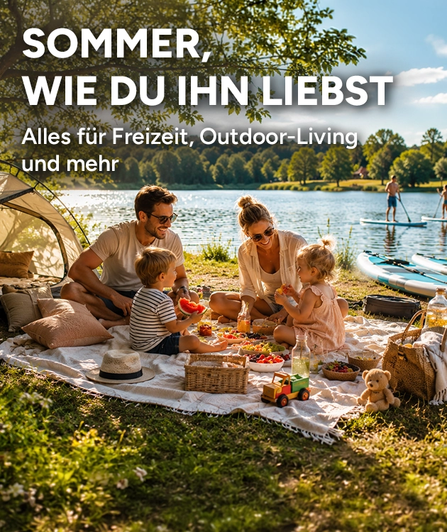 Der Sommer spielt jetzt! Alles f&uuml;r Freizeit, Outdoor-Living und mehr entdecken bei Marktkauf Online.