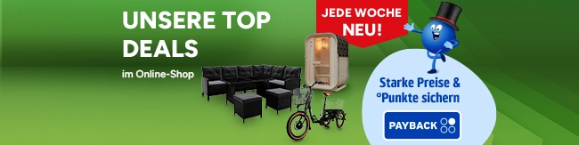 Unsere Top Deals im Online-Shop. Jede Woche neu!