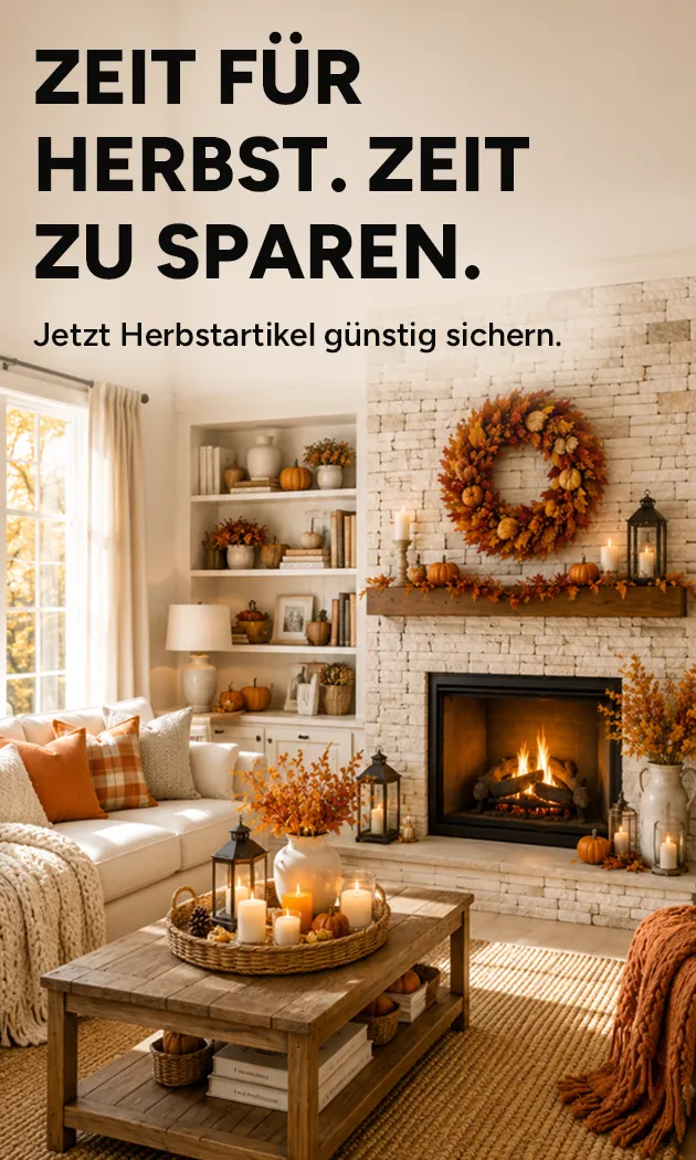 Zeit f&uuml;r Herbst. Zeit zu sparen. Jetzt Herbstartikel g&uuml;nstig sichern im Marktkauf Online Shop.