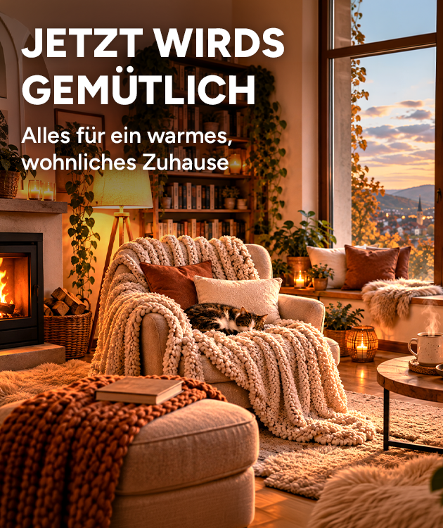 Jetzt wirds gem&uuml;tlich! Alles f&uuml;r ein warmes wohnliches Zuhause. Jetzt online entdecken im Marktkauf Online Shop.