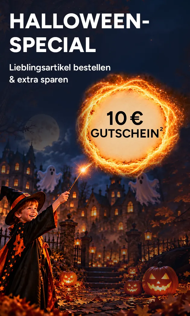 S&uuml;&szlig;es oder Saures 10&euro; Gutschein! Weitere Informationen unter der Hochzahl 2 Jetzt bei Marktkauf Online schaurig sparen.