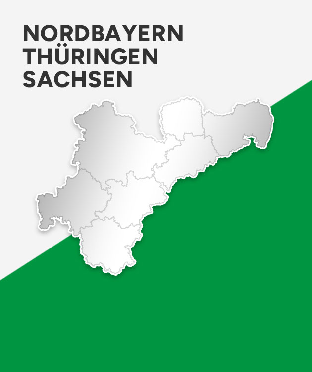 Zur Region Nordbayern-Thüringen-Sachsen